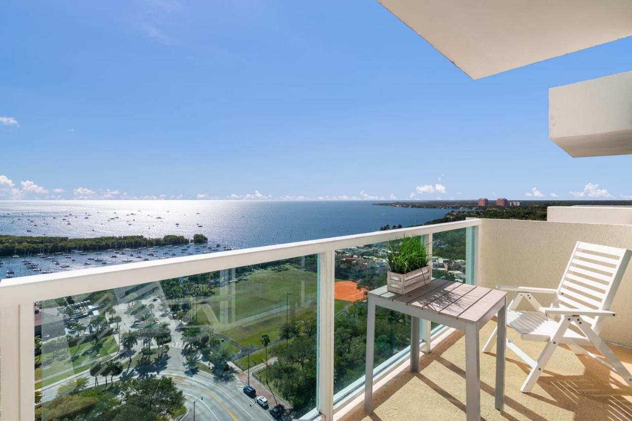 Ocean View Balcony Steps From Restaurants, Peacock Park & Marina Villa ไมอามี ภายนอก รูปภาพ